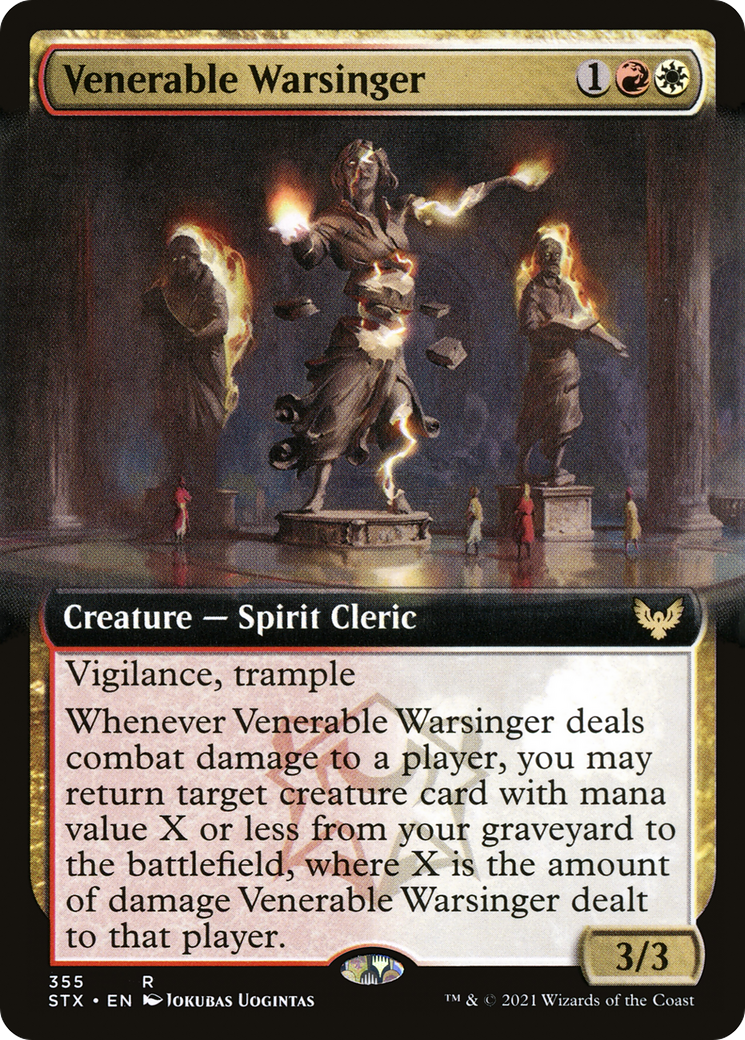 Venerable Warsinger (Extended Art) (355) [Strixhaven: School of Mages] - Deck Out Gaming