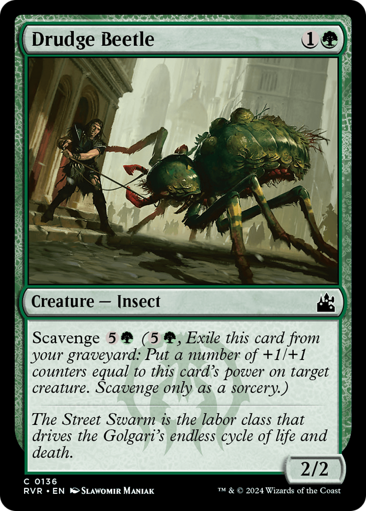 Drudge Beetle (136) [Ravnica Remastered] - Deck Out Gaming