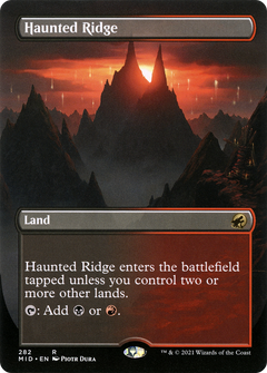 Haunted Ridge (Borderless) (282) [Innistrad: Midnight Hunt] - Deck Out Gaming
