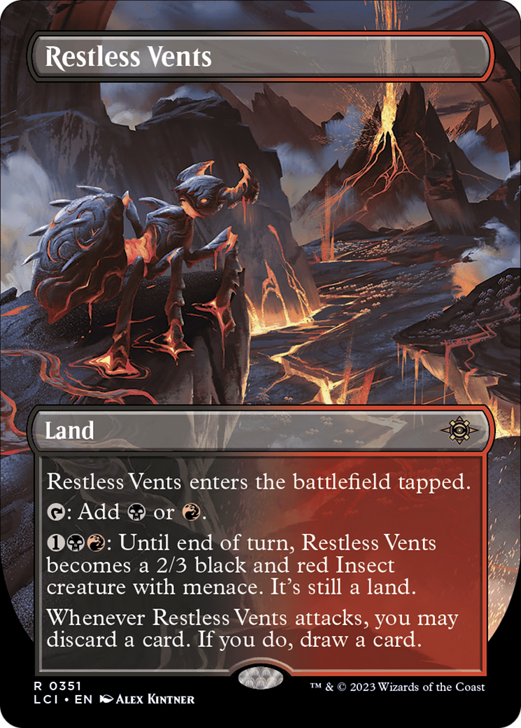 Restless Vents (Borderless) (351) [The Lost Caverns of Ixalan] - Deck Out Gaming