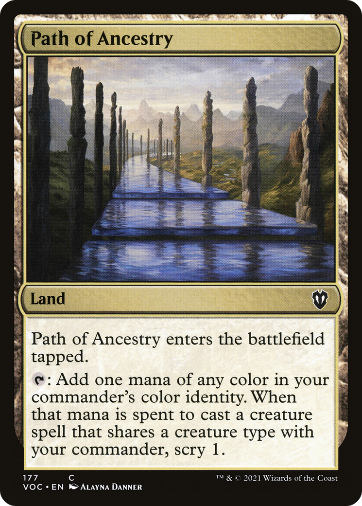 Path of Ancestry (177) [Commander: Innistrad: Crimson Vow] - Deck Out Gaming