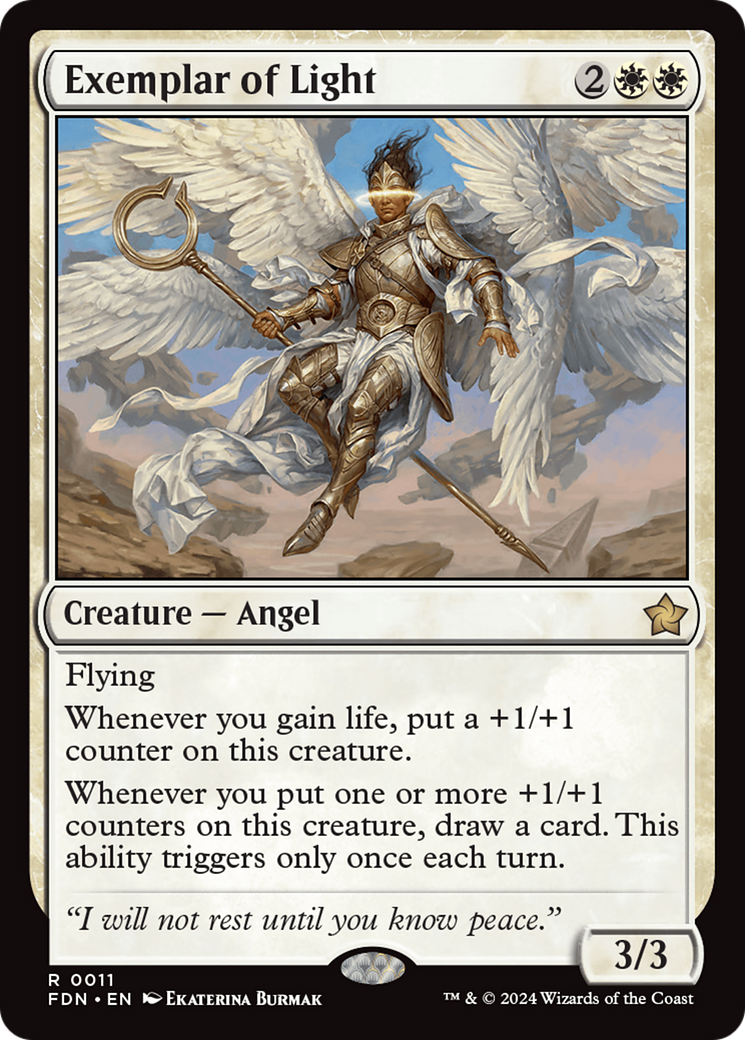Exemplar of Light (11) [Foundations] foil - Deck Out Gaming