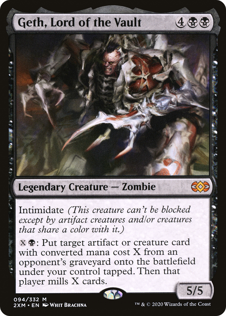 Geth, Lord of the Vault (94) [Double Masters] - Deck Out Gaming