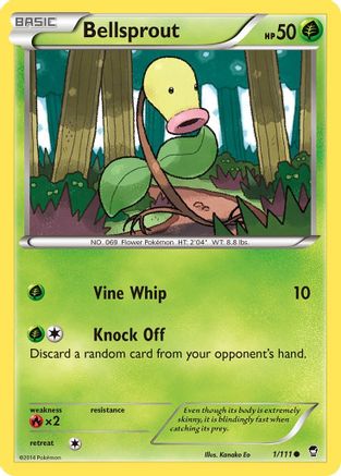 Bellsprout (1) [XY - Furious Fists] Reverse Holofoil - Deck Out Gaming