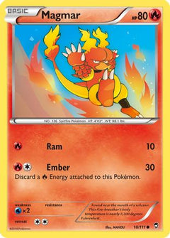 Magmar (10) [XY - Furious Fists] Reverse Holofoil - Deck Out Gaming