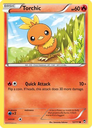 Torchic (12) [XY - Furious Fists] Reverse Holofoil - Deck Out Gaming