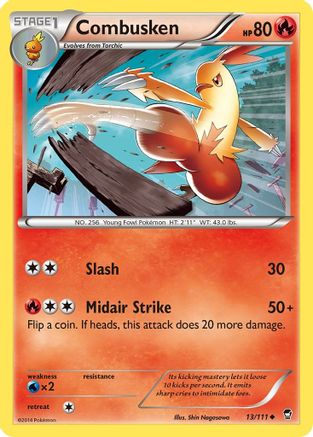 Combusken (13) [XY - Furious Fists] Reverse Holofoil - Deck Out Gaming