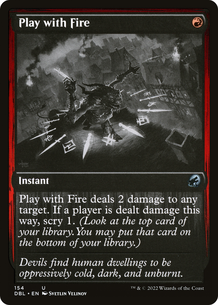 Play with Fire (154) [Innistrad: Double Feature] - Deck Out Gaming