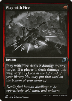 Play with Fire (154) [Innistrad: Double Feature] - Deck Out Gaming