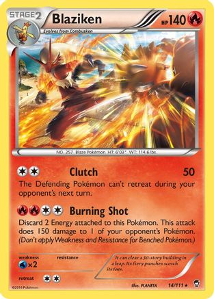 Blaziken (14) [XY - Furious Fists] Reverse Holofoil - Deck Out Gaming