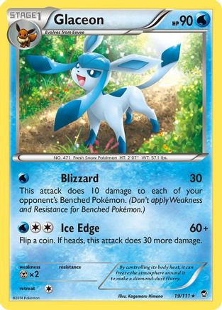 Glaceon (19) [XY - Furious Fists] - Deck Out Gaming