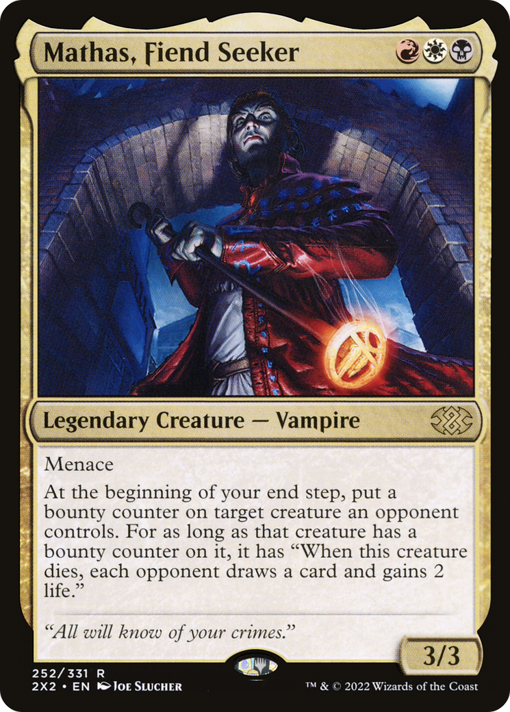 Mathas, Fiend Seeker (252) [Double Masters 2022] foil - Deck Out Gaming
