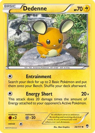 Dedenne (34) [XY - Furious Fists] - Deck Out Gaming
