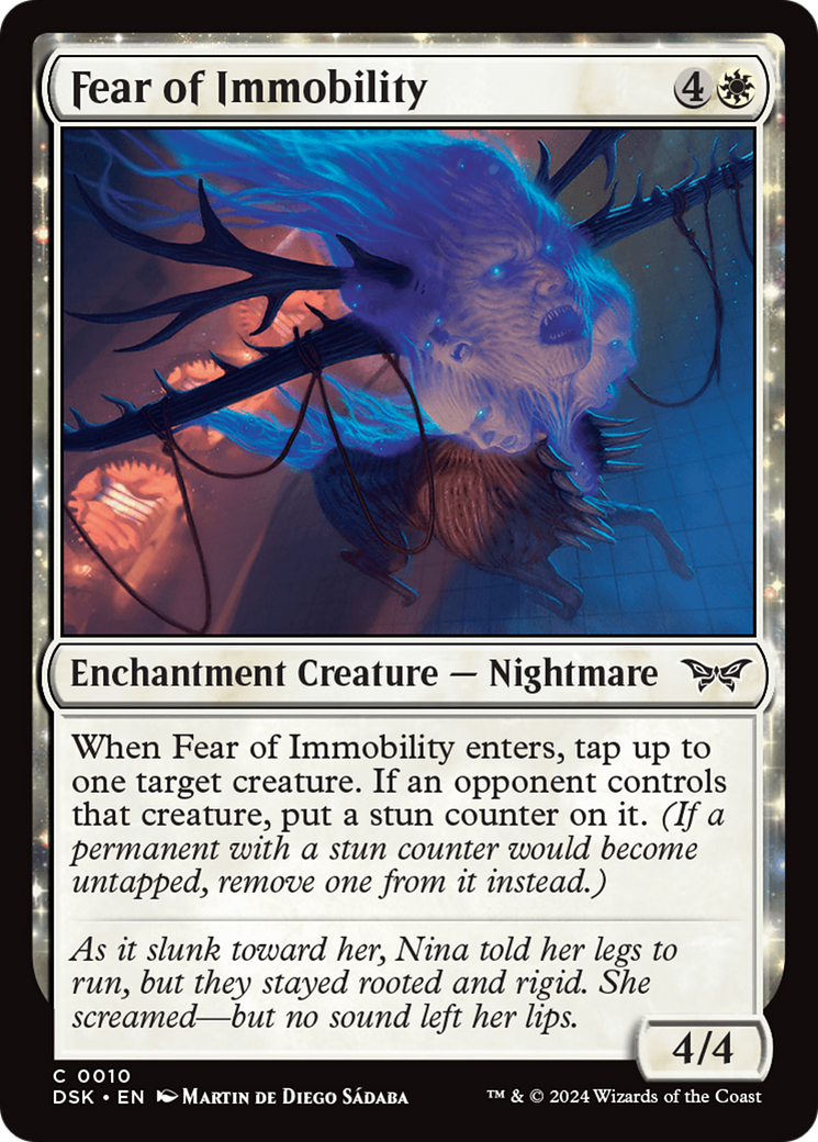 Fear of Immobility (10) [Duskmourn: House of Horror] foil - Deck Out Gaming