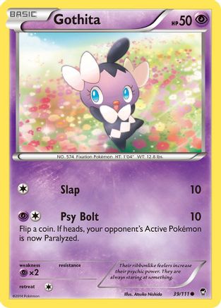 Gothita (39) [XY - Furious Fists] Reverse Holofoil - Deck Out Gaming