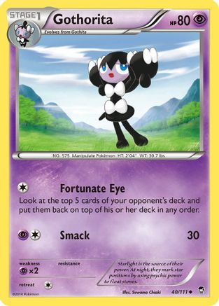 Gothorita (40) [XY - Furious Fists] - Deck Out Gaming
