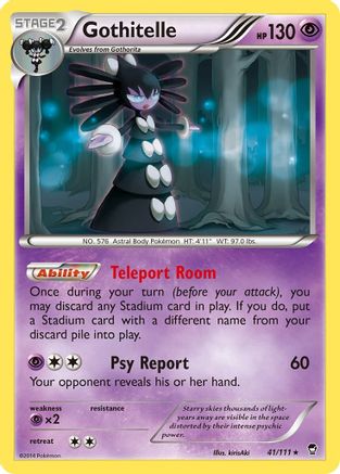 Gothitelle (41) [XY - Furious Fists] Reverse Holofoil - Deck Out Gaming