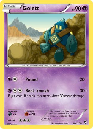 Golett (42) [XY - Furious Fists] - Deck Out Gaming