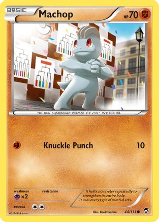 Machop (44) [XY - Furious Fists] Reverse Holofoil - Deck Out Gaming