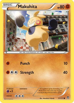 Makuhita (51) [XY - Furious Fists] Reverse Holofoil - Deck Out Gaming