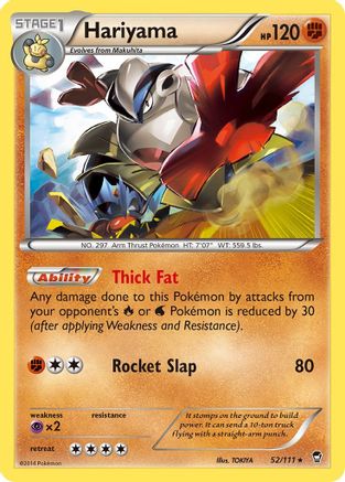 Hariyama (52) [XY - Furious Fists] - Deck Out Gaming