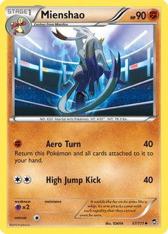 Mienshao (57) [XY - Furious Fists] Reverse Holofoil - Deck Out Gaming