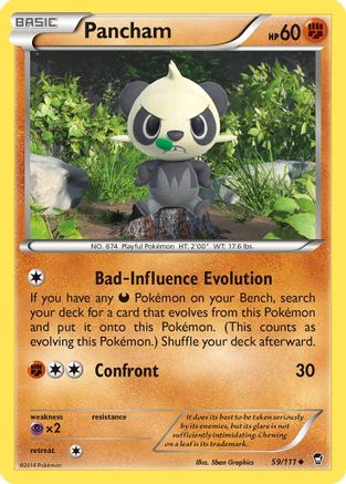 Pancham (59) (59) [XY - Furious Fists] Reverse Holofoil - Deck Out Gaming