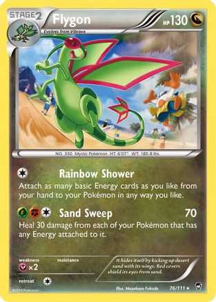 Flygon (76) [XY - Furious Fists] Reverse Holofoil - Deck Out Gaming