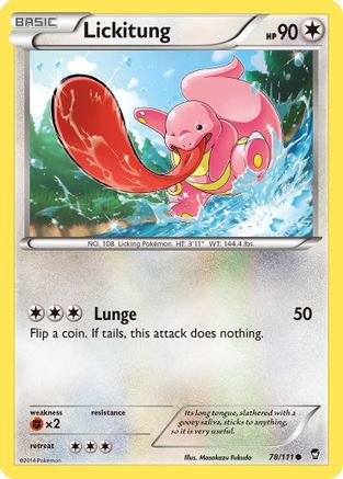 Lickitung (78) [XY - Furious Fists] - Deck Out Gaming