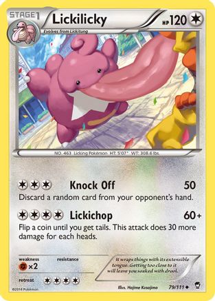 Lickilicky (79) [XY - Furious Fists] Reverse Holofoil - Deck Out Gaming