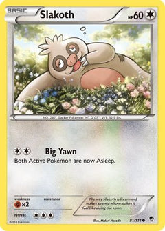 Slakoth (81) [XY - Furious Fists] Reverse Holofoil - Deck Out Gaming