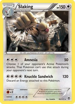Slaking (83) [XY - Furious Fists] Reverse Holofoil - Deck Out Gaming