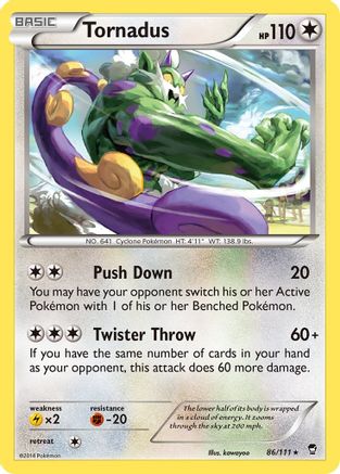 Tornadus (86) [XY - Furious Fists] Reverse Holofoil - Deck Out Gaming