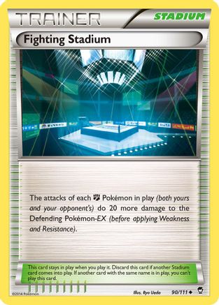 Fighting Stadium (90) [XY - Furious Fists] Reverse Holofoil - Deck Out Gaming