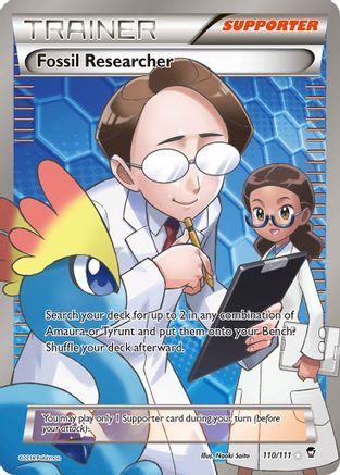 Fossil Researcher (110 Full Art) (110) [XY - Furious Fists] Holofoil - Deck Out Gaming