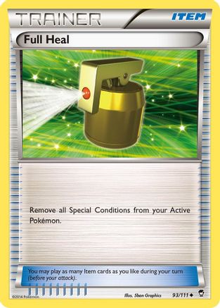 Full Heal (93) [XY - Furious Fists] Reverse Holofoil - Deck Out Gaming