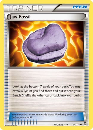 Jaw Fossil (94) [XY - Furious Fists] - Deck Out Gaming