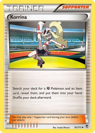 Korrina (95) [XY - Furious Fists] Reverse Holofoil - Deck Out Gaming
