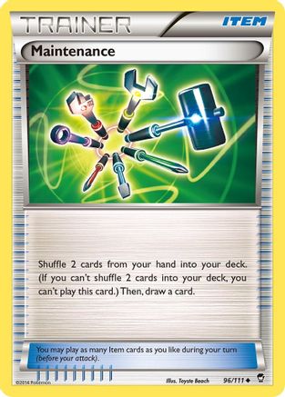 Maintenance (96) [XY - Furious Fists] - Deck Out Gaming