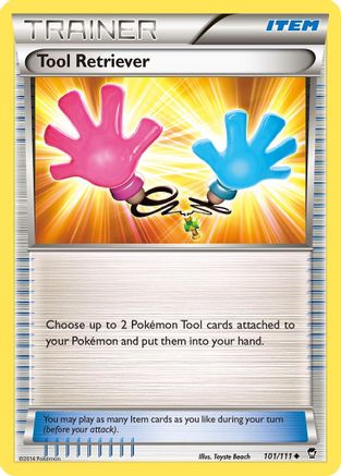 Tool Retriever (101) [XY - Furious Fists] Reverse Holofoil - Deck Out Gaming