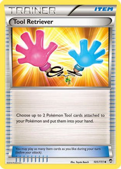 Tool Retriever (101) [XY - Furious Fists] Reverse Holofoil - Deck Out Gaming