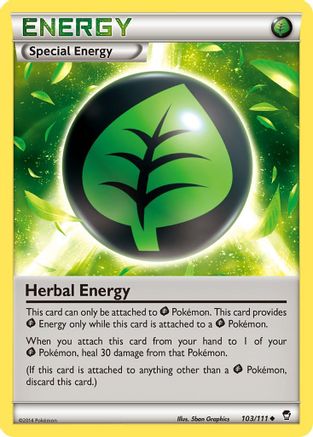 Herbal Energy (103) [XY - Furious Fists] - Deck Out Gaming