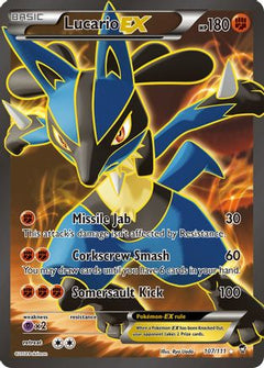 Lucario EX (107 Full Art) (107) [XY - Furious Fists] Holofoil - Deck Out Gaming