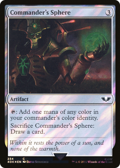Commander's Sphere (234) (Surge Foil) (234) [Warhammer 40,000 Commander] foil - Deck Out Gaming