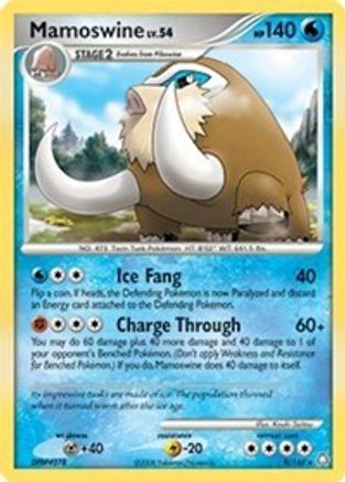 Mamoswine - 9/146 (DP Legends Awakened) (9) [Deck Exclusives] - Deck Out Gaming