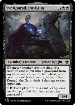 Syr Konrad, the Grim (141) [Murders at Karlov Manor Commander] - Deck Out Gaming