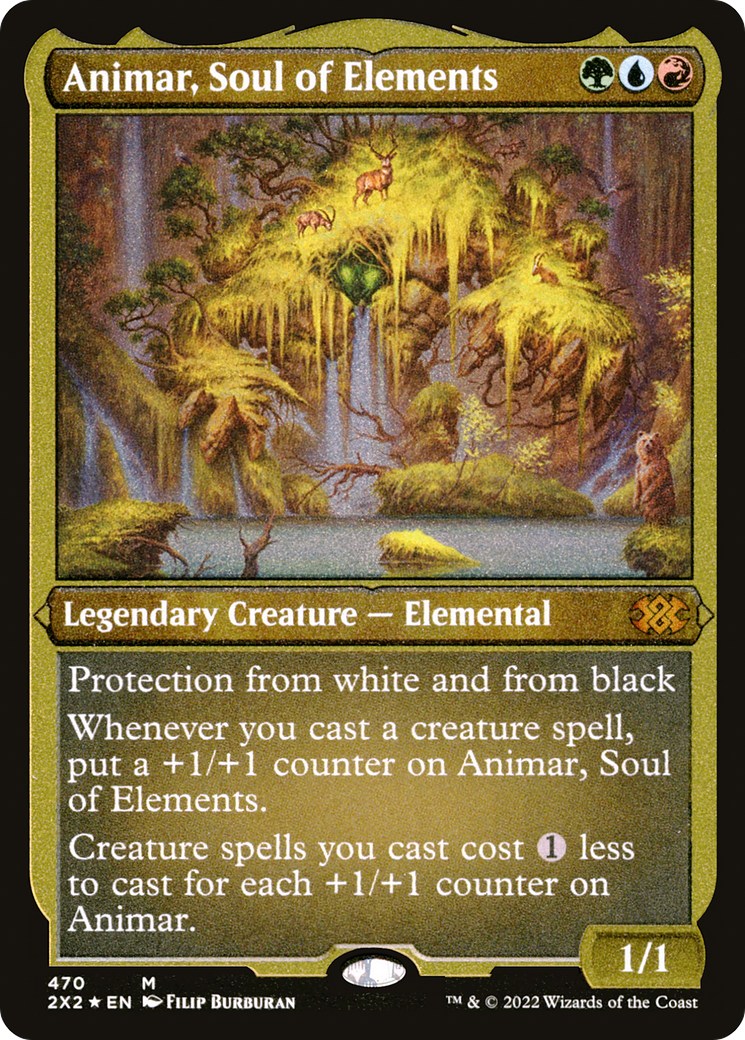 Animar, Soul of Elements (Foil Etched) (470) [Double Masters 2022] foil - Deck Out Gaming