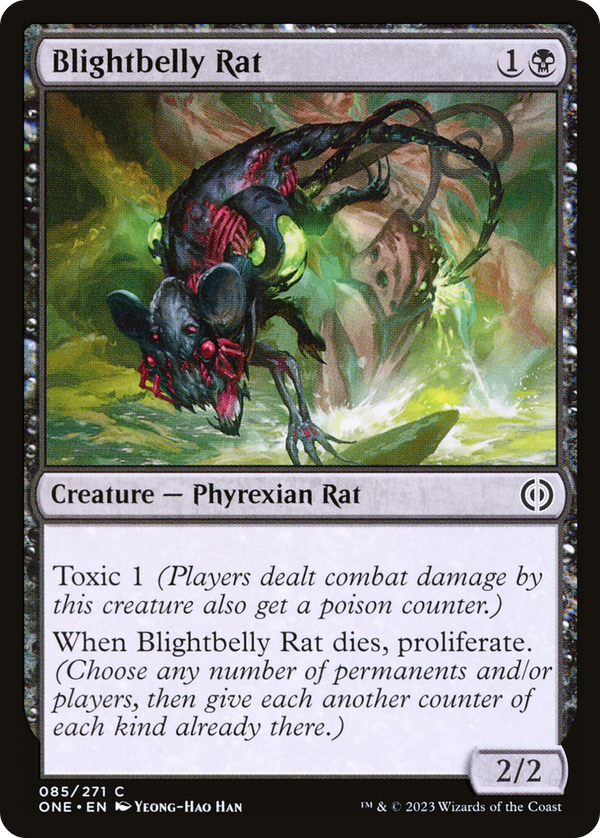 Blightbelly Rat (85) [Phyrexia: All Will Be One] foil - Deck Out Gaming