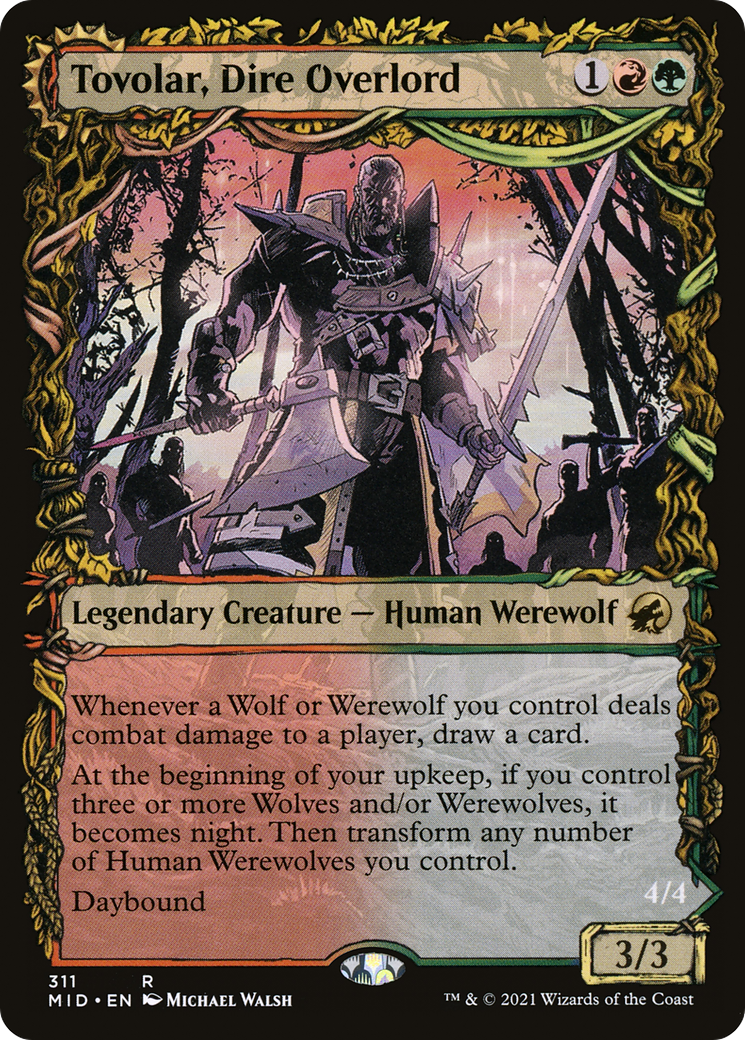 Tovolar, Dire Overlord (Showcase) (311) [Innistrad: Midnight Hunt] foil - Deck Out Gaming