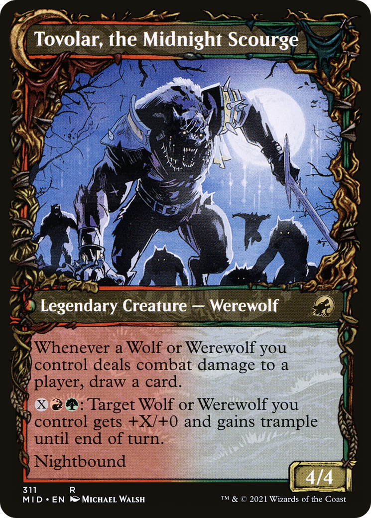 Tovolar, Dire Overlord (Showcase) (311) [Innistrad: Midnight Hunt] foil - Deck Out Gaming